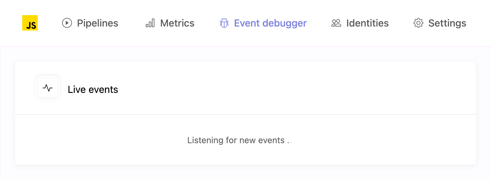 Event debugger