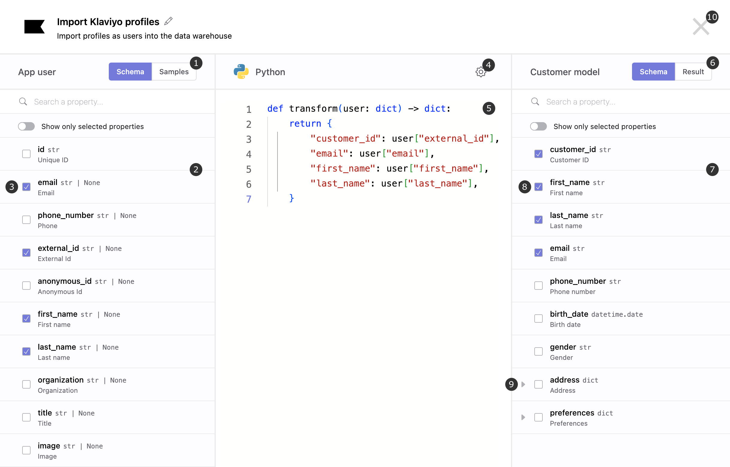 Example of Python