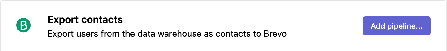 Add pipeline
