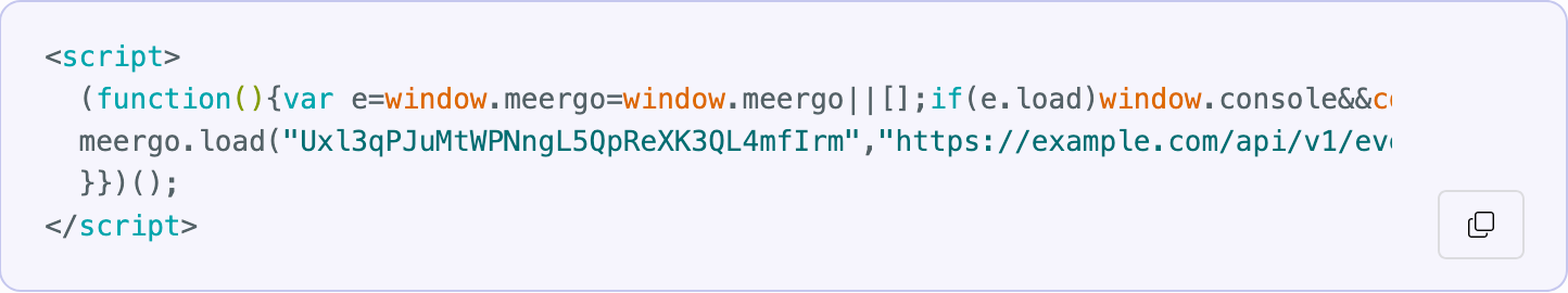 JavaScript snippet