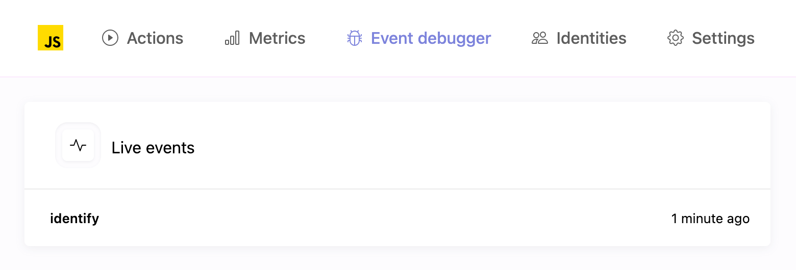 Event debugger