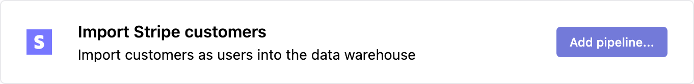 Add pipeline
