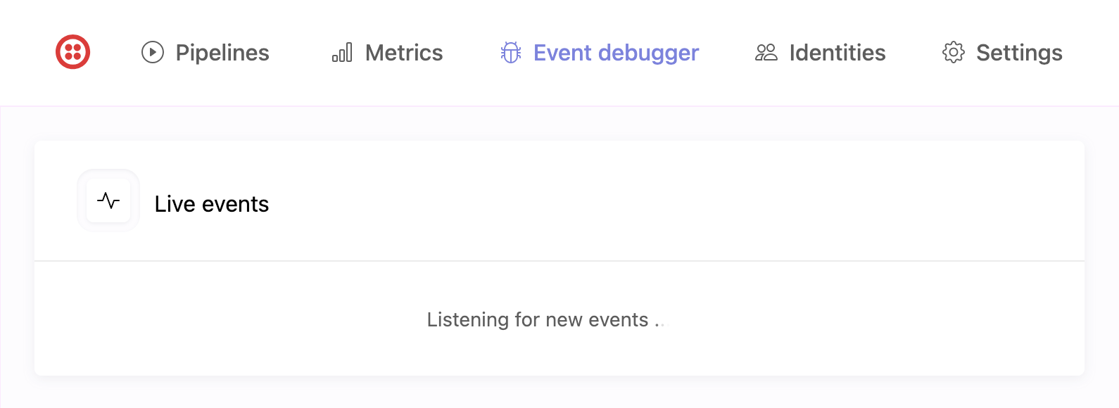 Event debugger